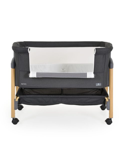 ADORO babaöböl szúnyoghálóval, 7 poz. dönthető, kerekes,+tároló FEKETE