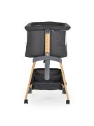 ADORO babaöböl szúnyoghálóval, 7 poz. dönthető, kerekes,+tároló FEKETE