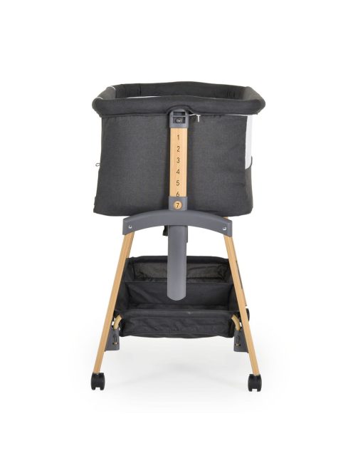 ADORO babaöböl szúnyoghálóval, 7 poz. dönthető, kerekes,+tároló FEKETE