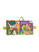 BÉBIJÁTÉK kiskönyv montessori mormotával ZÖLD