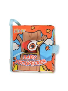 BÉBIJÁTÉK kiskönyv montessori fakopáncs NARANCS