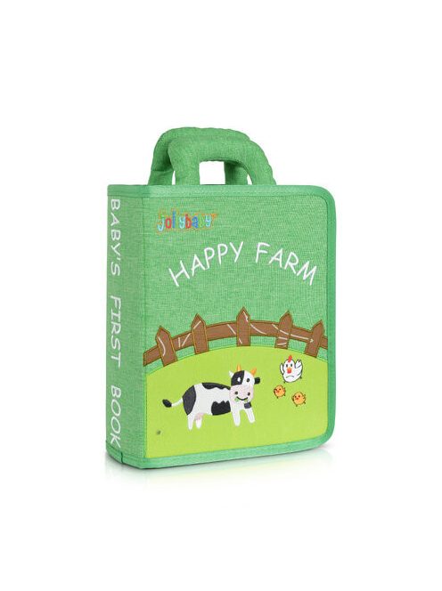 MONTESSORI foglalkoztató könyv textilből Happy Farm