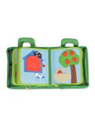 MONTESSORI foglalkoztató könyv textilből Happy Farm