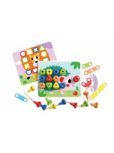 Tooky Toy fűzöcske szivárvány/süni