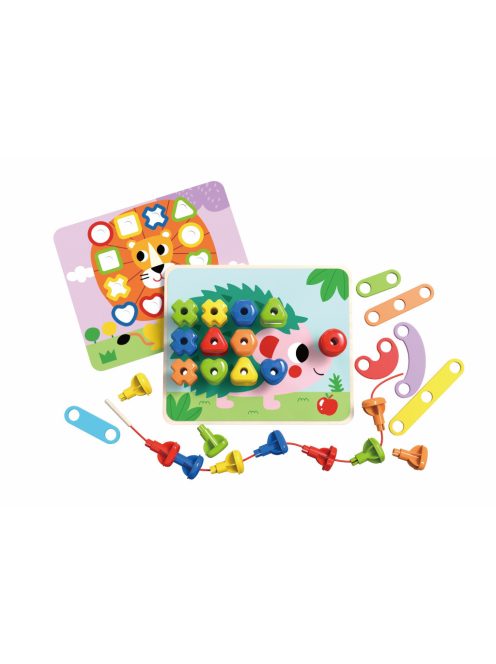 Tooky Toy fűzöcske szivárvány/süni
