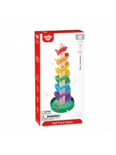 TOOKY fa golyópálya szívárvány szín