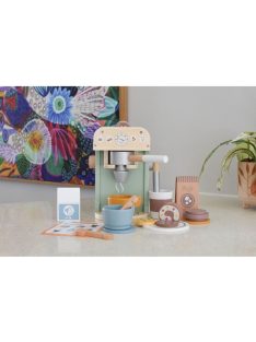 Tooky Toy fajáték kávéfőző pasztel