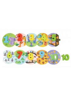 TOOKY fapuzzle számos 10 dbos