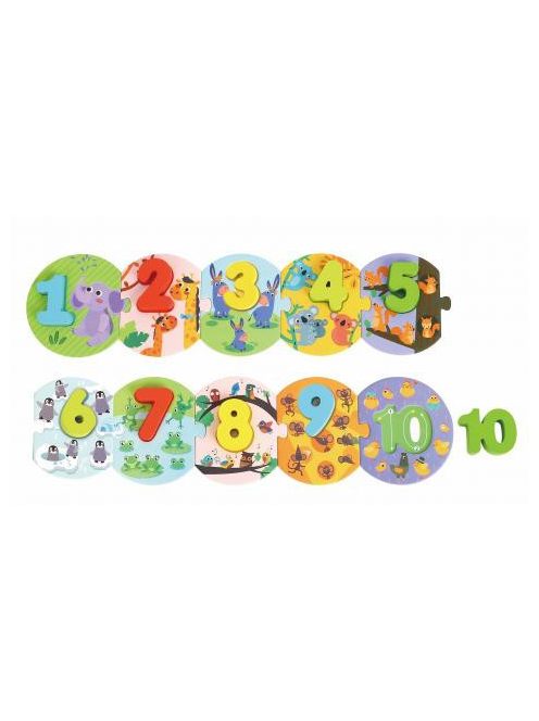 TOOKY fapuzzle számos 10 dbos