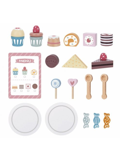 Tooky Fajáték desszert stand különböző sütikkel