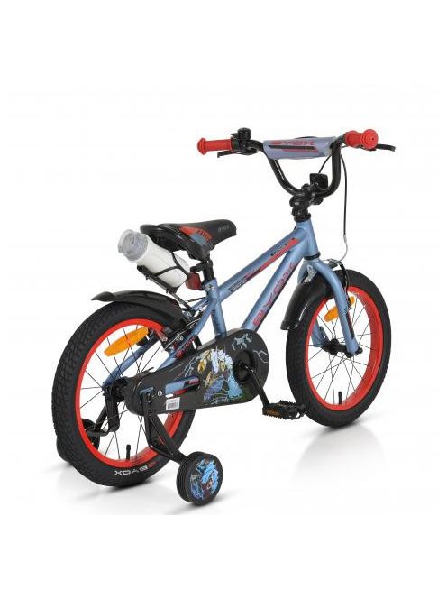 BYOX MONSTER gyerek kerékpár 16os méret SZÜRKE