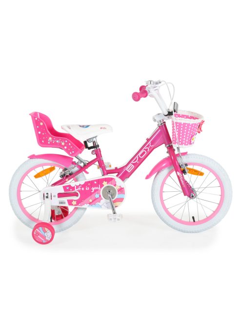 BYOX CUPCAKE gyerek lány kerékpár 16os méret PINK