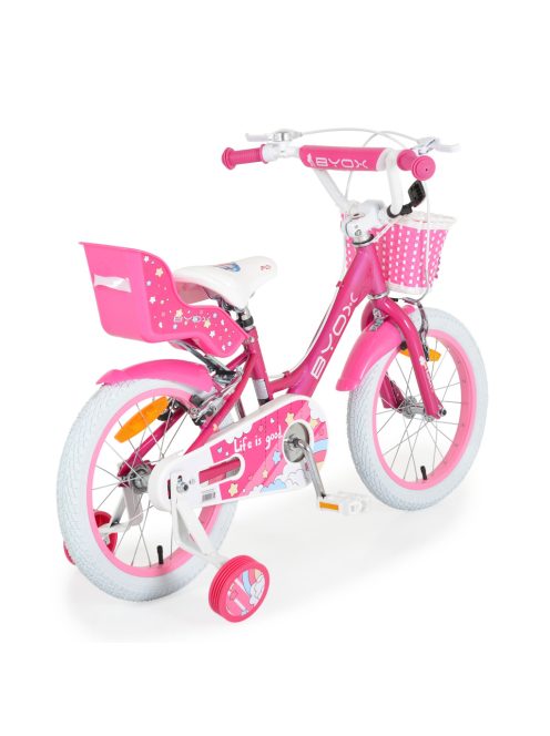 BYOX CUPCAKE gyerek lány kerékpár 16os méret PINK