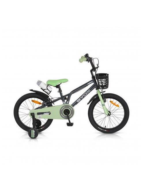 BYOX CYBER gyerek kerékpár 18as SZÜRKE/ZÖLD