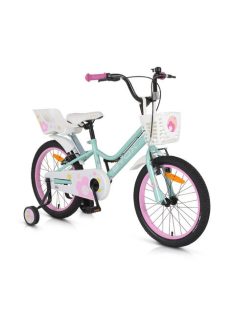 BYOX QUINCY gyerek kerékpár 18as méret MENTA