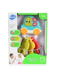 HOLA csörgő, zenélő kulcs AUTÓS