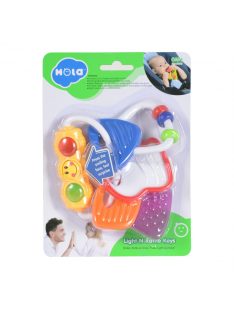 Hola csörgő kulcs színes 