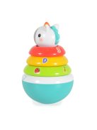 HOLA kis karikatorony UNIKORNIS roly-poly műanyag SZÍNES