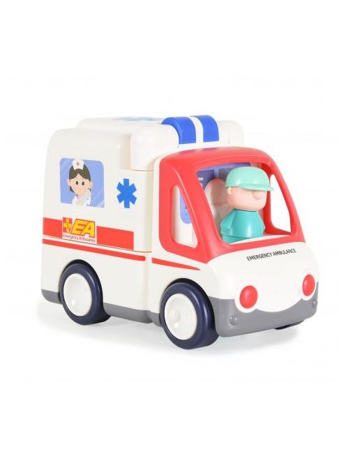 HOLA mentőautó figurával, orvosi szettel