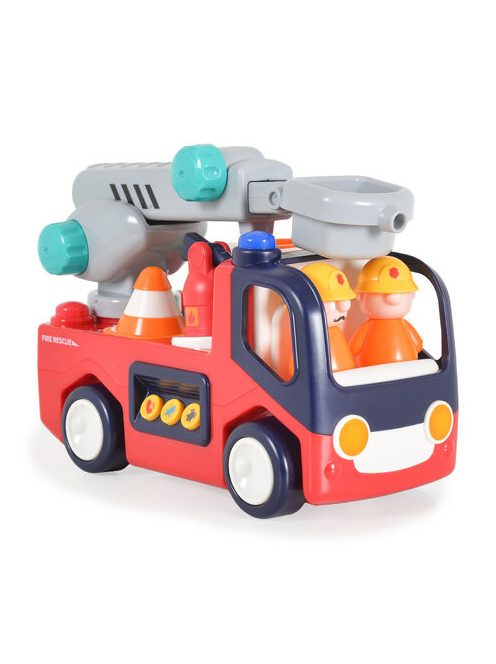 HOLA tűzoltó autó hangokkal, fényekkel PIROS