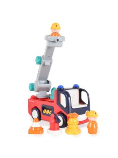 HOLA tűzoltó autó hangokkal, fényekkel PIROS