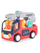 HOLA tűzoltó autó hangokkal, fényekkel PIROS