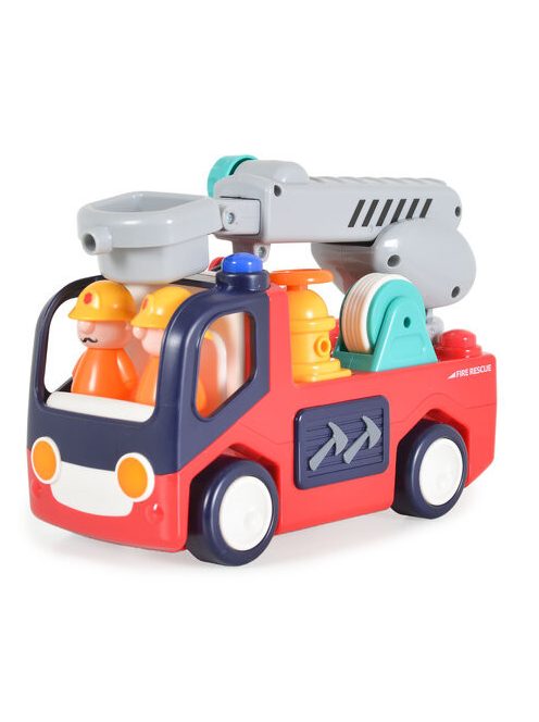 HOLA tűzoltó autó hangokkal, fényekkel PIROS