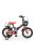 BYOX ROBO gyerek kerékpár 14es méret FEKETE/PIROS
