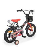 BYOX ROBO gyerek kerékpár 14es méret FEKETE/PIROS