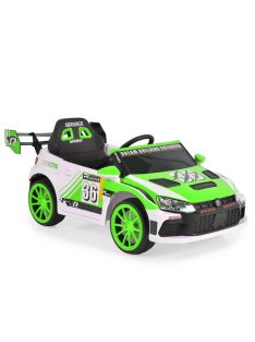   MONI Drift elektromos, akkumulátoros autó hátsó spoiler szárnnyal zöld