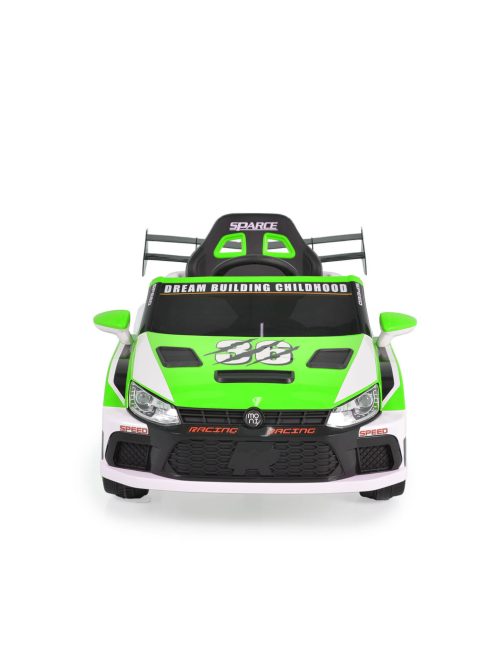 MONI Drift elektromos, akkumulátoros autó hátsó spoiler szárnnyal zöld