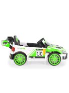 MONI Drift elektromos, akkumulátoros autó hátsó spoiler szárnnyal zöld