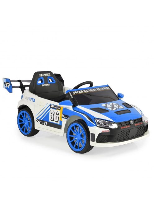 MONI Drift elektromos, akkumulátoros autó hátsó spoiler szárnnyal kék