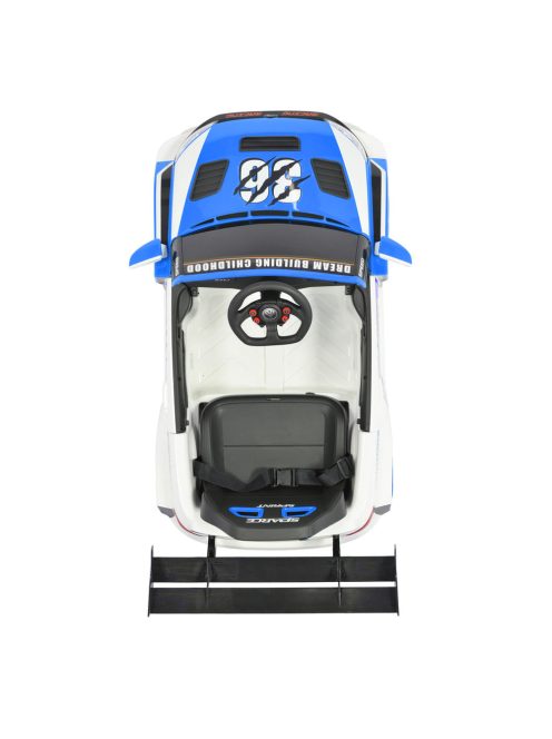 MONI Drift elektromos, akkumulátoros autó hátsó spoiler szárnnyal kék