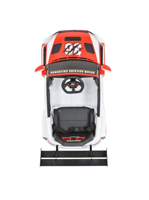 MONI Drift elektromos, akkumulátoros autó hátsó spoiler szárnnyal piros