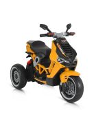 MONI Napoli elektromos, akkumulátoros kismotor 3 kerekű SÁRGA