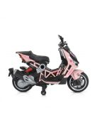 MONI Rimini elektromos, akkumulátoros kismotor gyerek 2 kerekű PINK