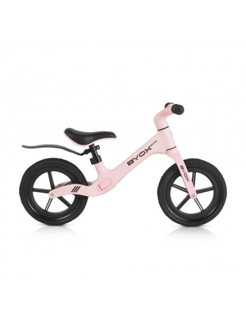 NEXT STEP 12es futóbicikli, sárvédővel, fújható gumi, lábtartó, 50kgig PINK