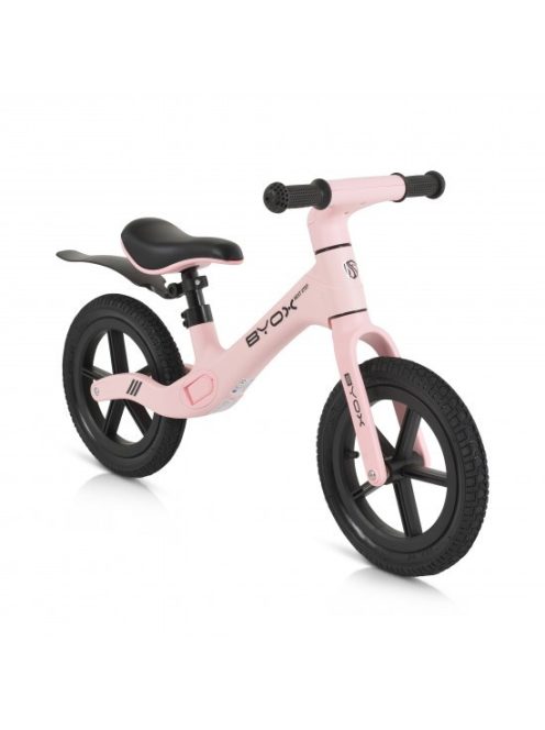 NEXT STEP 12es futóbicikli, sárvédővel, fújható gumi, lábtartó, 50kgig PINK