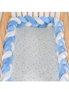 Braidy fonott fejvédő kék/fehér