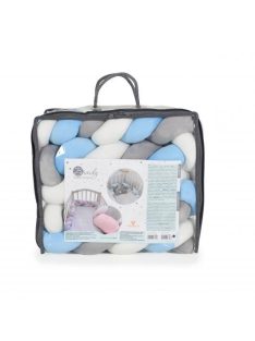 Braidy fonott fejvédő kék/fehér