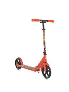   MONSTER felnőtt roller 2 nagy kerekű, acélváz, 100 kg, 84-97cm-ig állítható PIROS