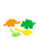 POLESIE homokozó szett 4 dbos SÁRGA/ZÖLD