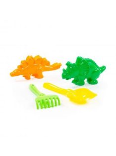 POLESIE homokozó szett 4 dbos SÁRGA/ZÖLD