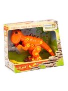 Műanyag játék tyrannoszaurusz szétszedhető