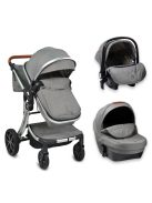  Polly 2in1 babakocsi SZETT:sport+mózes+ kistáska SZÜRKE
