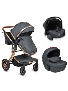  Polly 2in1 babakocsi SZETT:sport+mózes+kistáska FEKETE