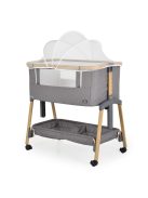 AMO babaöböl, 7 poziciós,szúnyoghálóval, tároló kosárral V.SZÜRKE