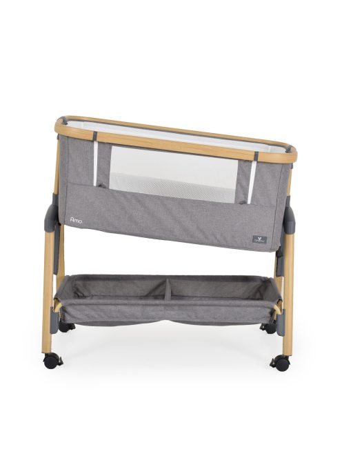 AMO babaöböl, 7 poziciós,szúnyoghálóval, tároló kosárral V.SZÜRKE