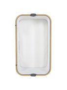 AMO babaöböl, 7 poziciós,szúnyoghálóval, tároló kosárral V.SZÜRKE